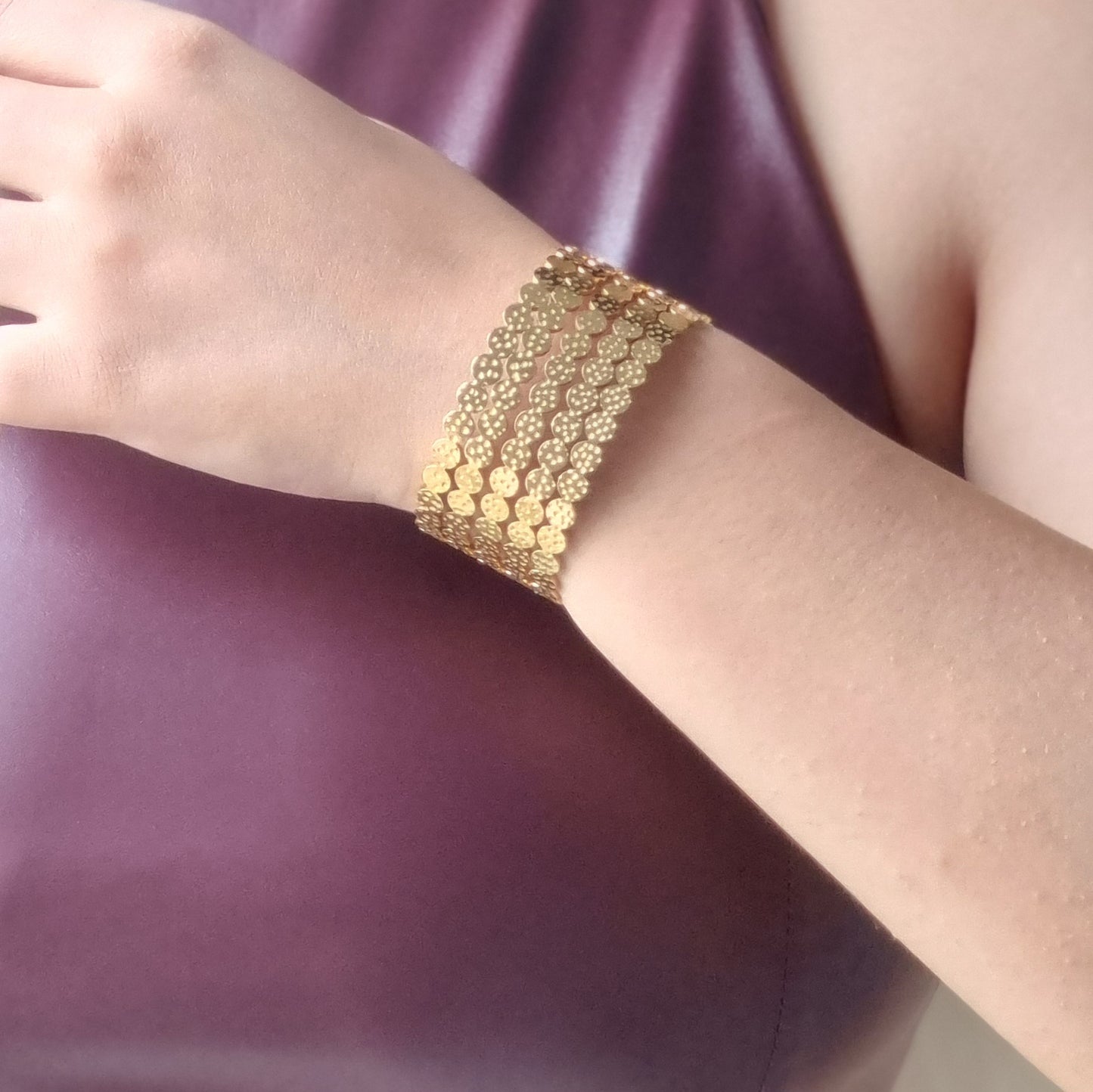 Dazzling cuff bracelet