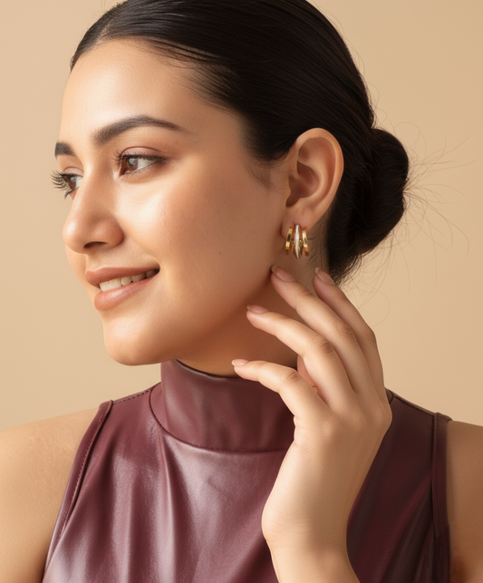 The Architect's Hoop Earrings