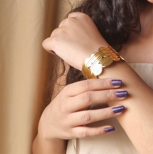 The Golden Current Cuff