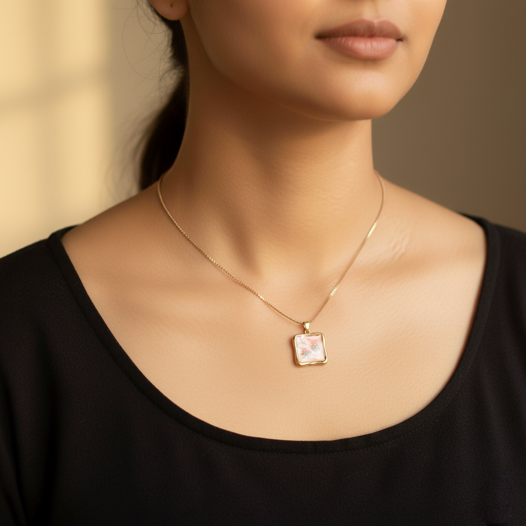 The Enchanted Bloom Pendant Necklace 316L