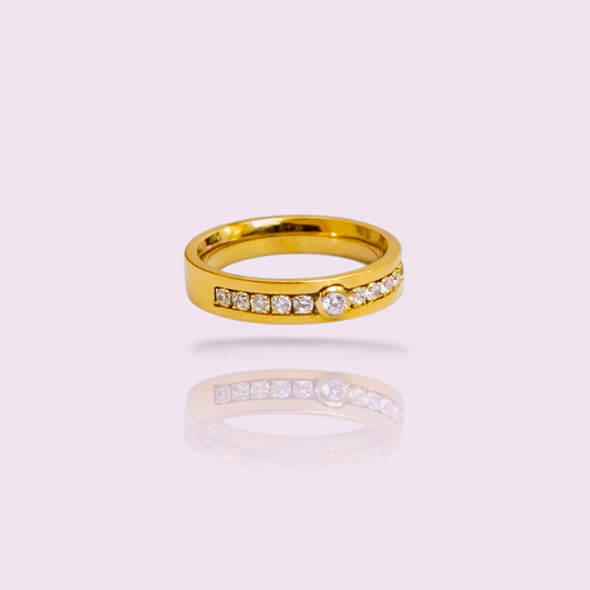 Timeless Love Ring|18 Carat Nano Gold Plated | Size 6
