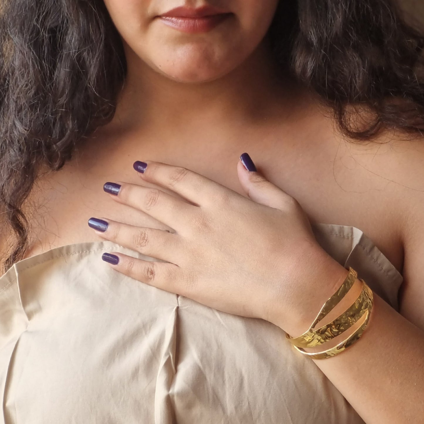 Golden Odyssey Cuff Bracelet