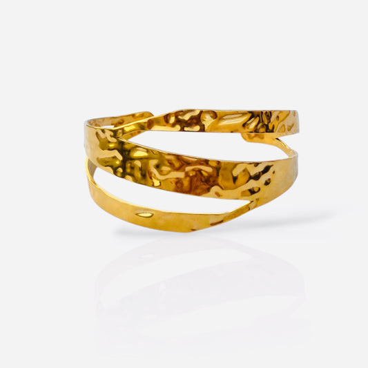 Golden Odyssey Cuff Bracelet
