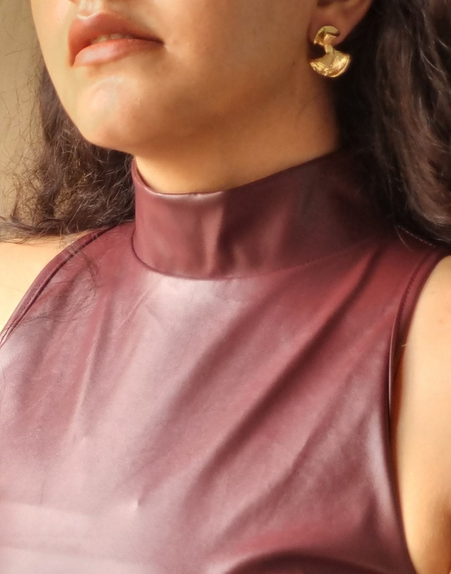 Sculpted Gold Wave Studs| Micro Gold Plated | Premium Stainless Steel