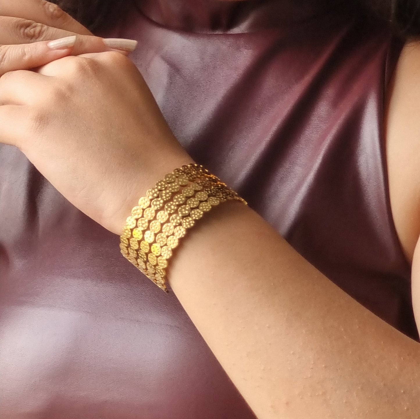 Dazzling cuff bracelet