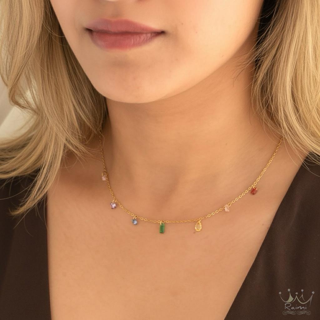 The Spectrum of Abundance Necklace 316L| Anti-Allergic