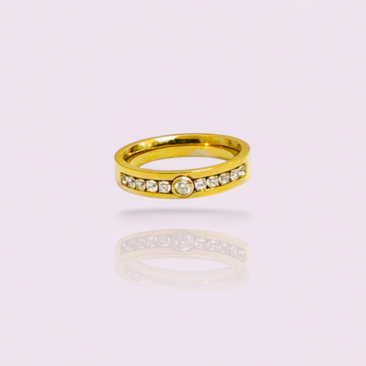 Timeless Love Ring|18 Carat Nano Gold Plated | Size 6