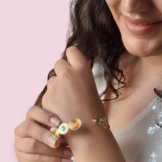 Astronomia Tri-Jewel Bracelet|316L