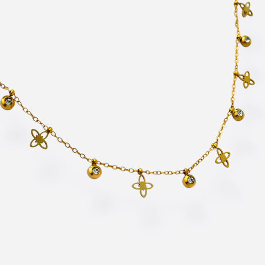 Whimsical Charm Dangle Love Necklace